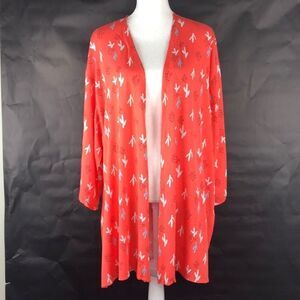 Crescent woman’s cactus kimono